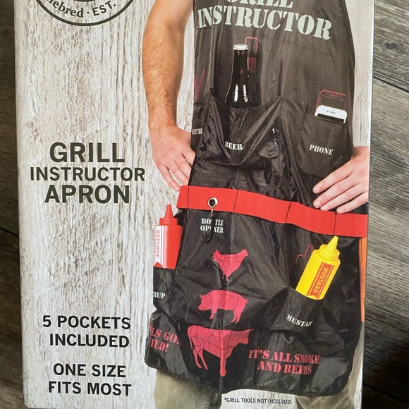Other - Grill apron with pockets